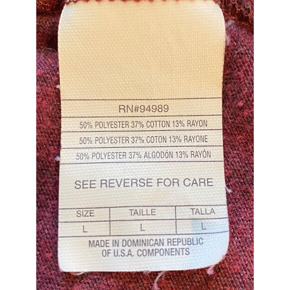 5th & Ocean Arkansas Razorbacks Tee Womens L Short Sleeve Graphic Top Casual - Picture 3 of 8